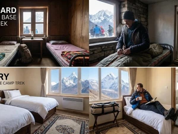 Luxury Everest Base Camp trek with mountain views