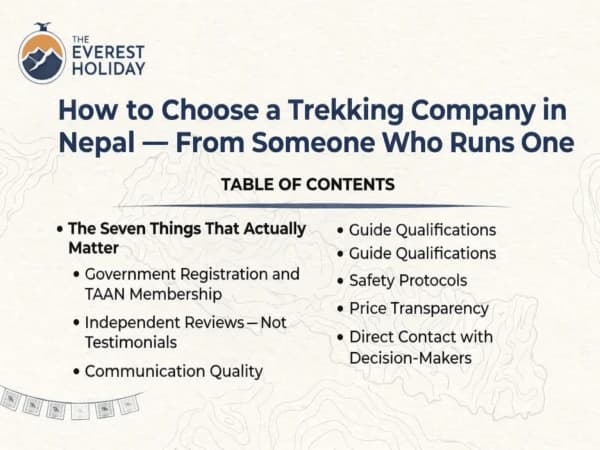 How to Choose a Trekking Company in Nepal — From Someone Who Runs One