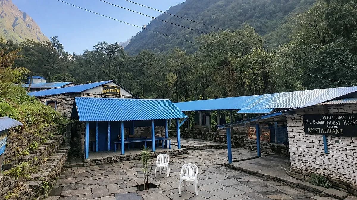 Bamboo Village on the Annapurna Base Camp Trek