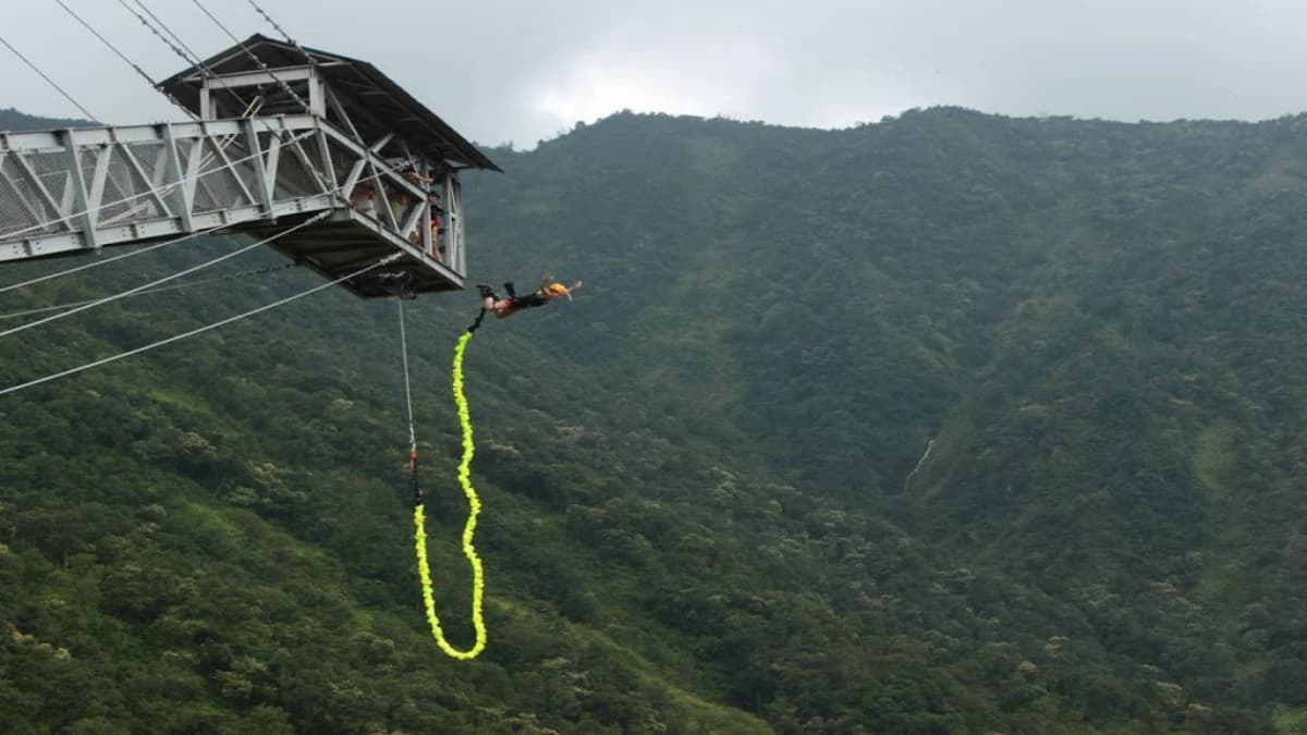 bungee jumping in Pokhara