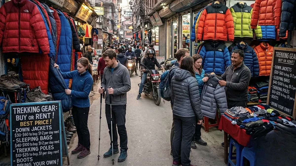 Buying and Renting Trekking Gear in Kathmandu — The Thamel Shopping Guide