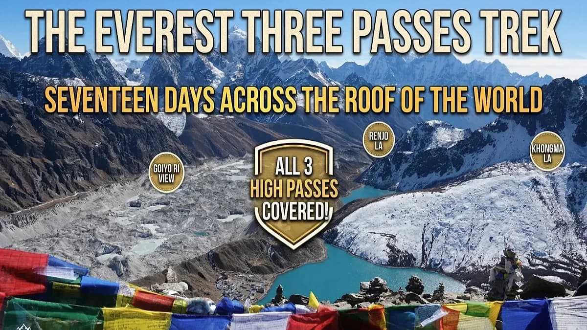 The Everest Three Passes Trek: Seventeen Days Across the Roof of the World