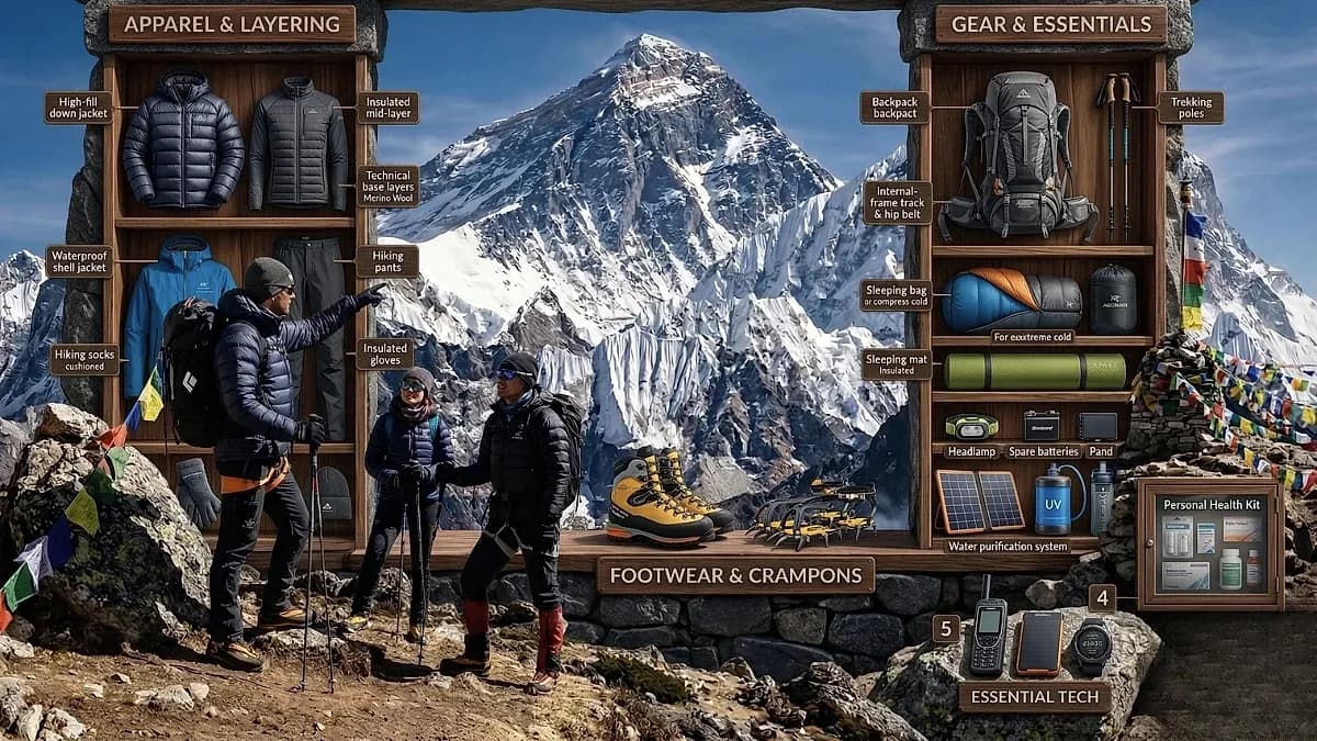 What to Pack for Everest Base Camp — The Only List You Actually Need