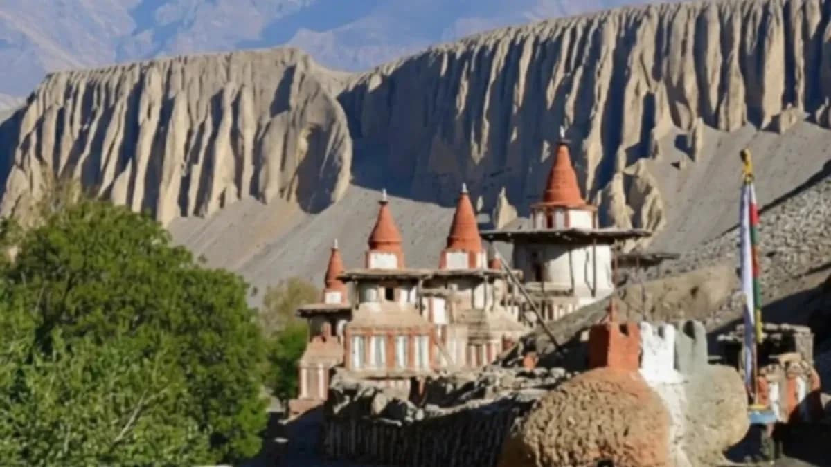 Buddhist monastery in Upper Mustang Nepal