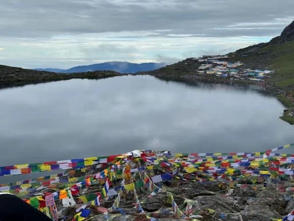 Gosaikunda lake in the Langtang region of Nepal.