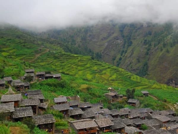 Tamang Heritage Trek in Nepal showing traditional Tamang villages and Himalayan mountain scenery