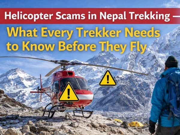 Heli evacuation scam