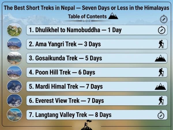 The Best Short Treks in Nepal — Seven Days or Less in the Himalayas