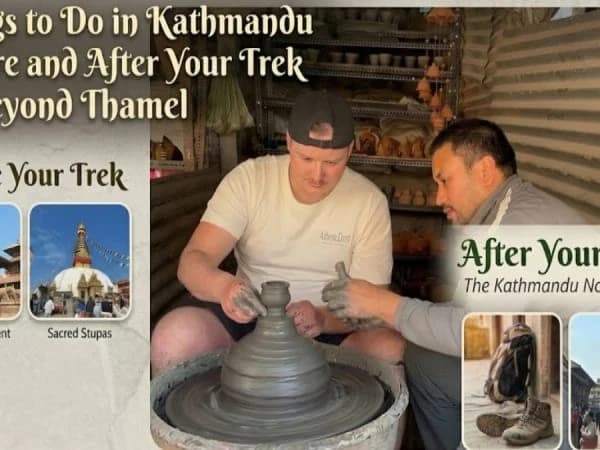 Kathmandu street market shopping Nepal