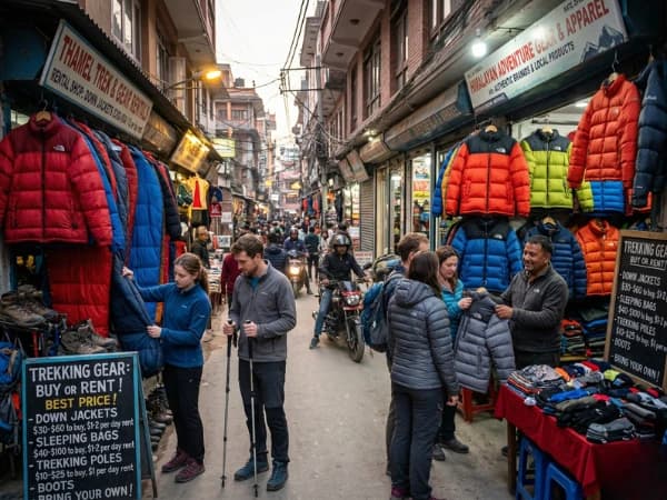 Buying and Renting Trekking Gear in Kathmandu — The Thamel Shopping Guide