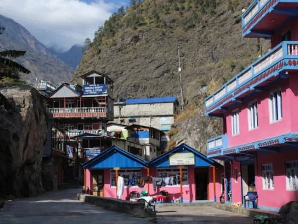 Machha Khola Village manaslu trek