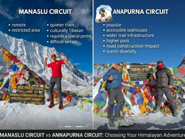 Manaslu Circuit vs Annapurna Circuit — The Trek That Used to Be Secret and the Trek That Made Nepal Famous