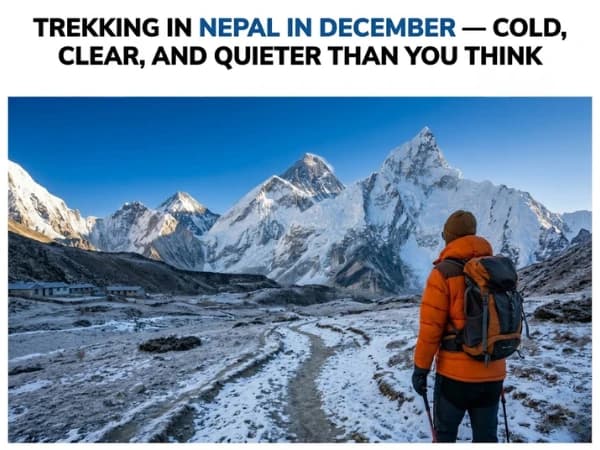Trekking in Nepal in December — Cold, Clear, and Quieter Than You Think