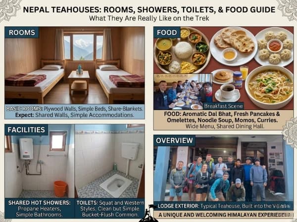 Nepal Teahouses — What the Rooms, Showers, Toilets, and Food Are Really Like