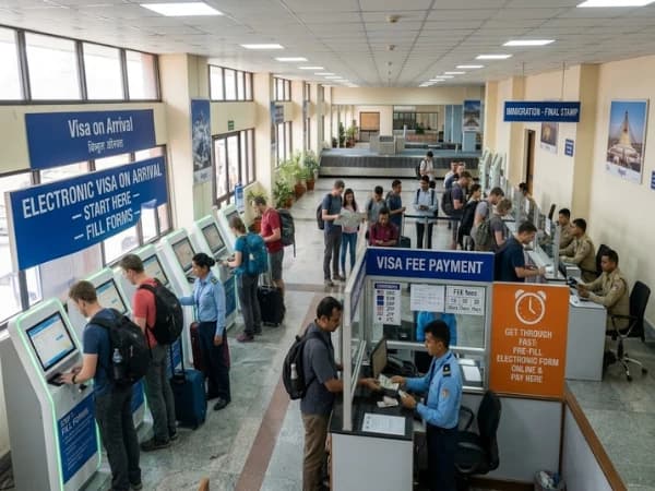 Nepal Visa on Arrival — What Happens at Tribhuvan Airport and How to Get Through Fast