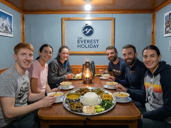 What You Eat on a Nepal Trek — Dal Bhat, Teahouse Kitchens, and the Meal That Powers the Himalayas