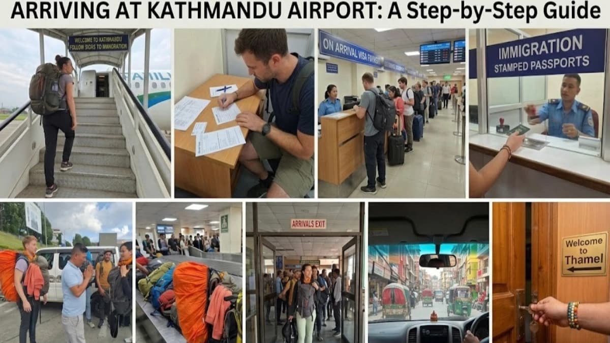 Arriving at Kathmandu Airport — What Happens Between the Plane Door and Your Hotel Bed