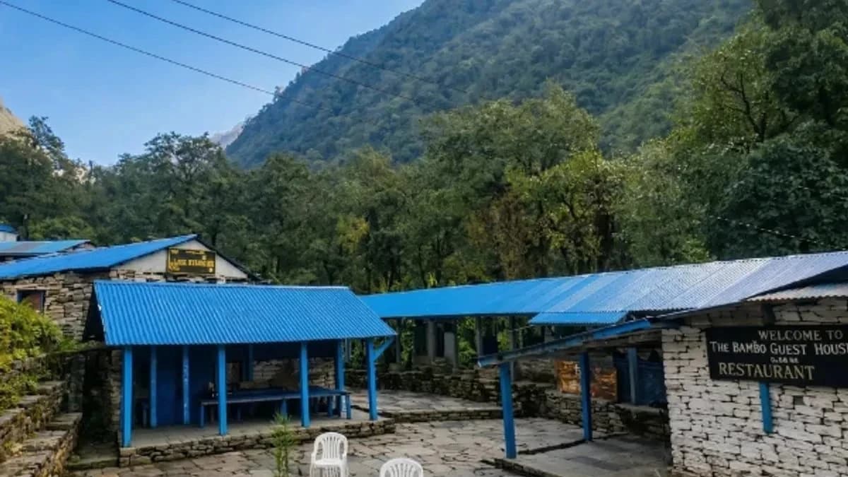 Teahouse lodge on Annapurna Base Camp trek