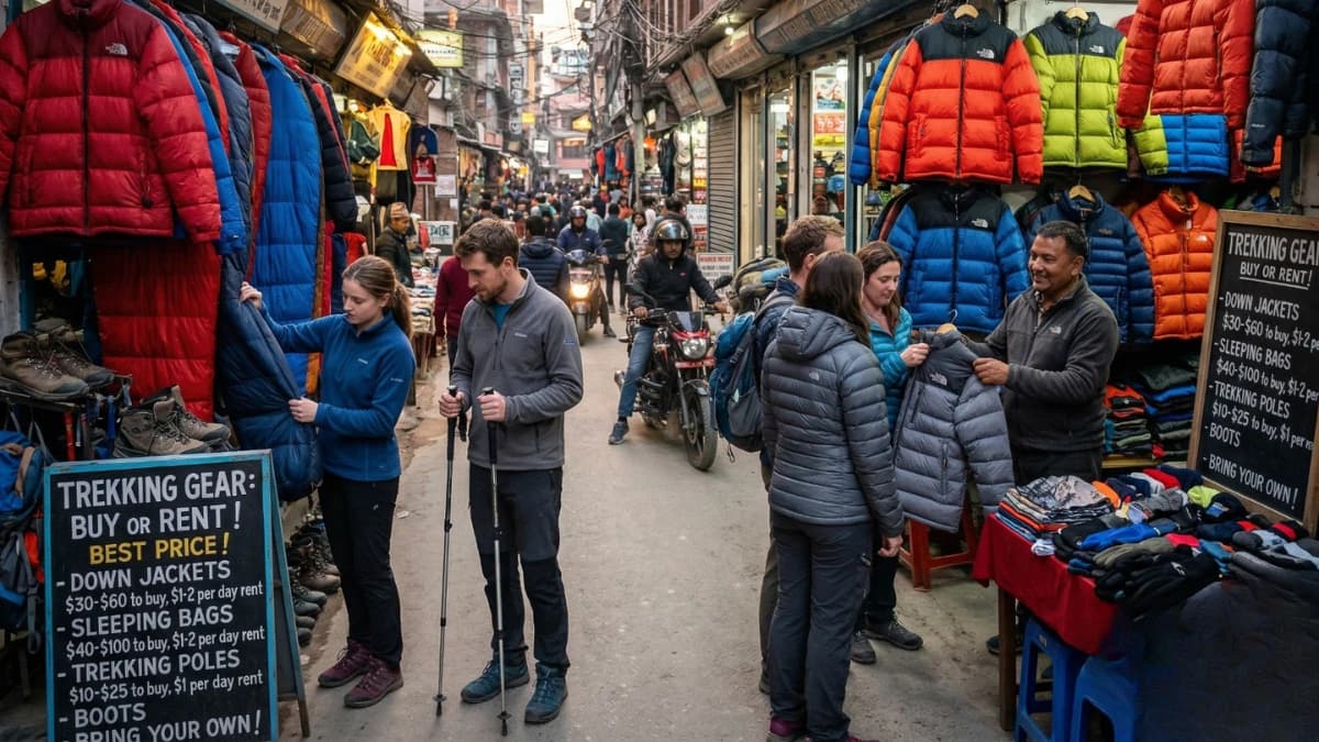 Buying and Renting Trekking Gear in Kathmandu — The Thamel Shopping Guide