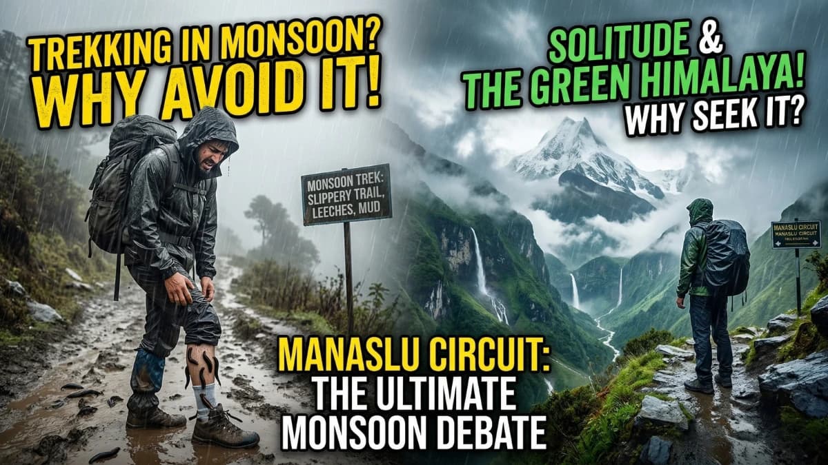 Manaslu trek in Monsoon