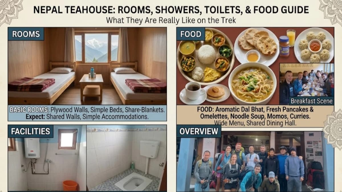 Nepal Teahouses — What the Rooms, Showers, Toilets, and Food Are Really Like