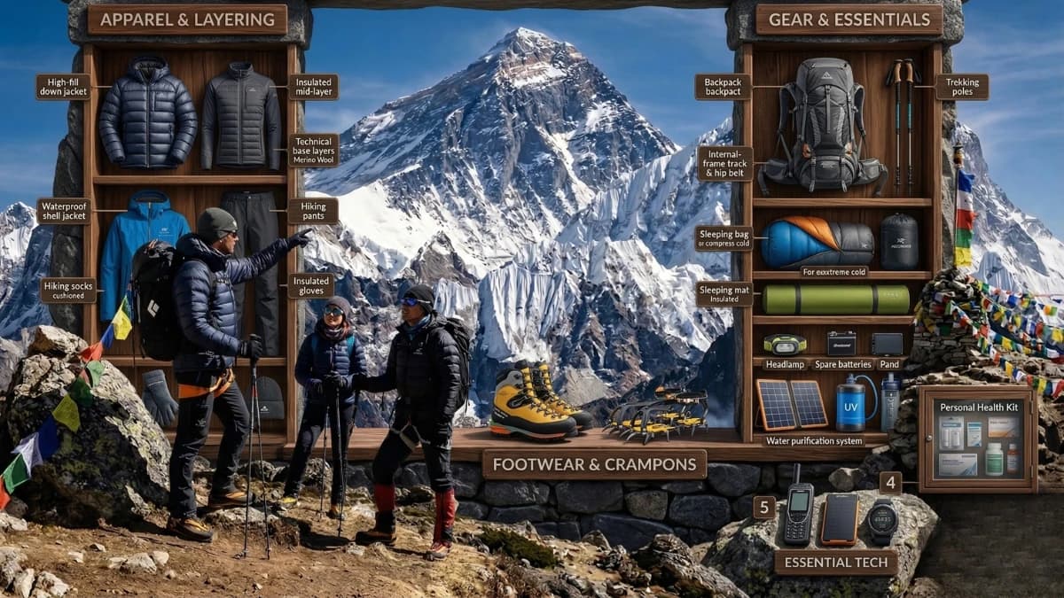 What to Pack for Everest Base Camp — The Only List You Actually Need