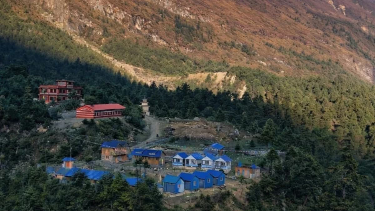 shyala village manaslu circuit trek