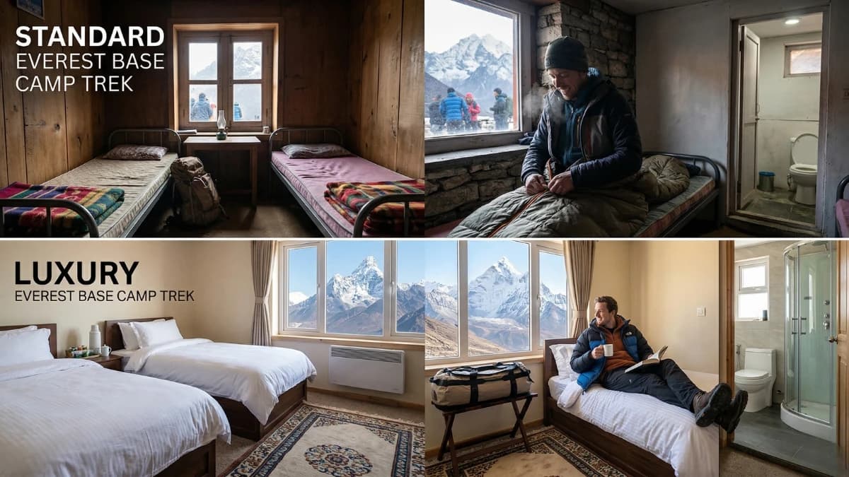 Standard vs Luxury Everest Base Camp Trek — What the Price Difference Actually Buys You