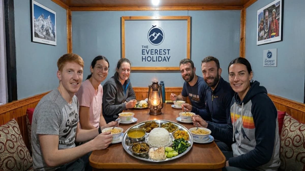 What You Eat on a Nepal Trek — Dal Bhat, Teahouse Kitchens, and the Meal That Powers the Himalayas