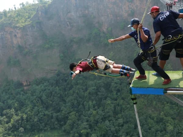 Bungee Jumping in Kushma