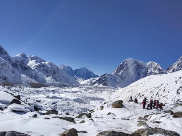 Short trek to Namche Bazaar with helicopter tour to Everest Base Camp Nepal