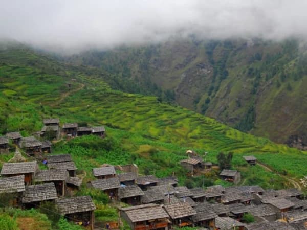 Tamang Heritage Trek in Nepal showing traditional Tamang villages and Himalayan mountain scenery